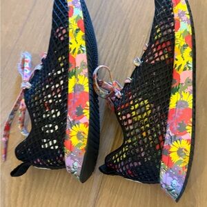 NOBULL Womens Black Floral Athletic Shoes